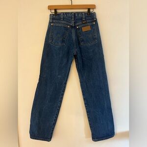 Wrangler Dark Blue Straight Jeans